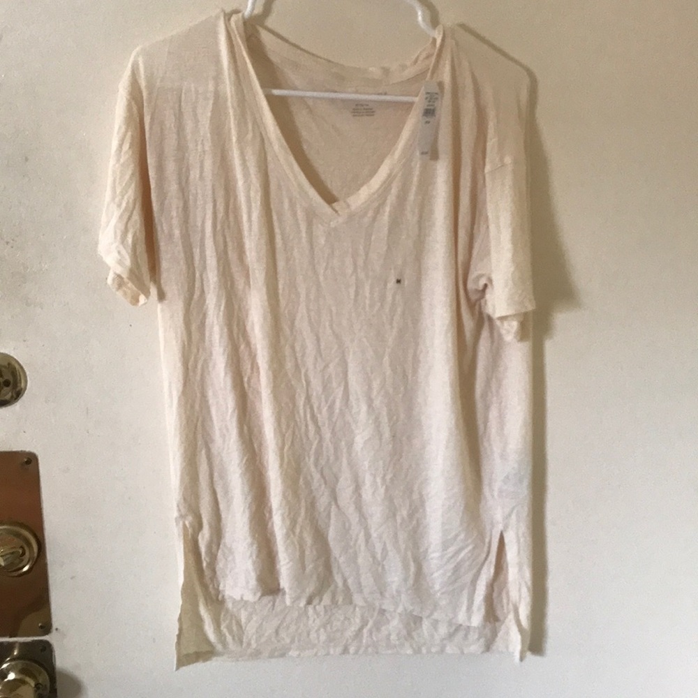 American Eagle T-shirt Cream